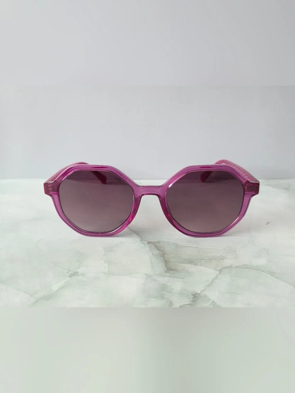 Love Moschino MOL076/S Pink Geometric Sunglasses